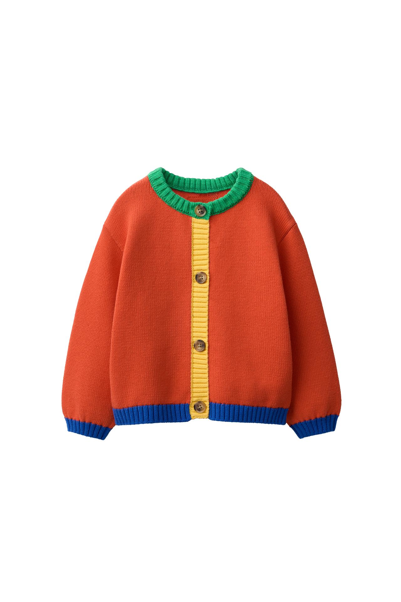 Кардиган из трикотажа с контрастными деталями FRUIT OF THE LOOM x ZARA