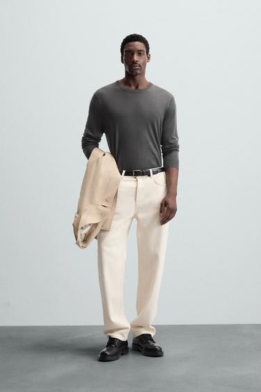 JERSEY LANA MERCERIZADA - Gris de Zara - Imagen 0