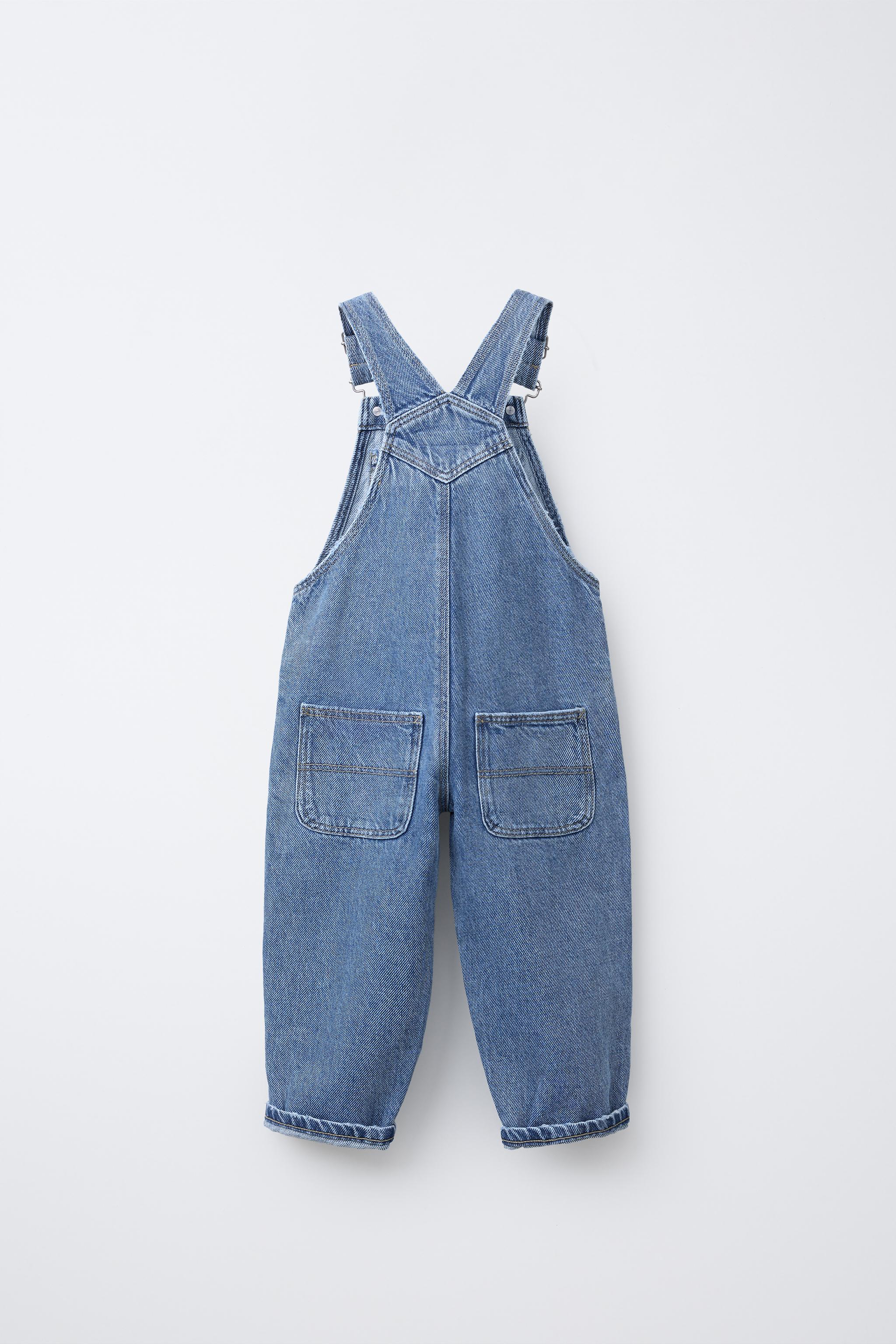 Zara Italia Salopette Denim Zara Overalls Salopette Jeans Corta