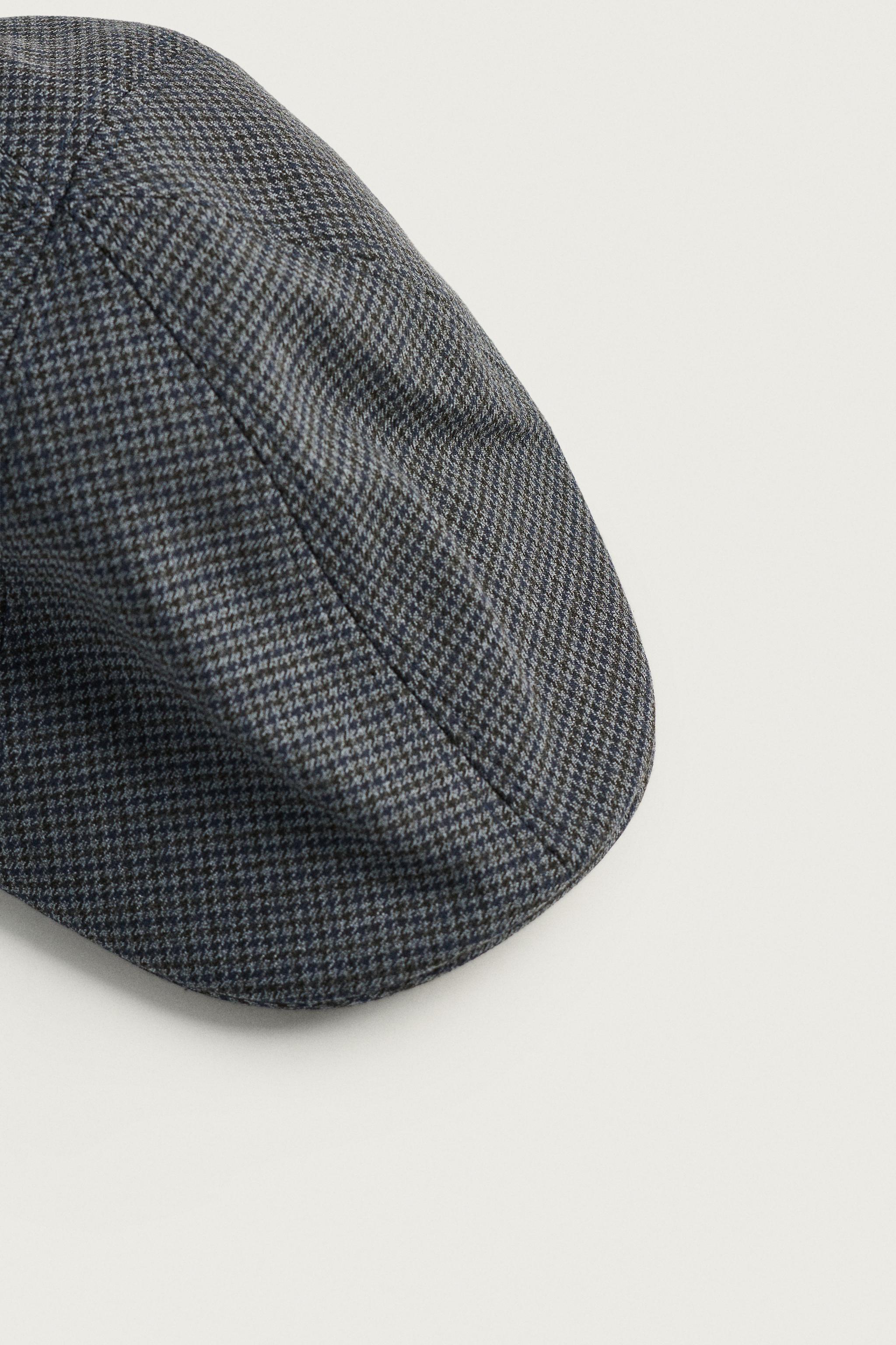 BÉRET STRUCTURÉ PIED-DE-POULE
