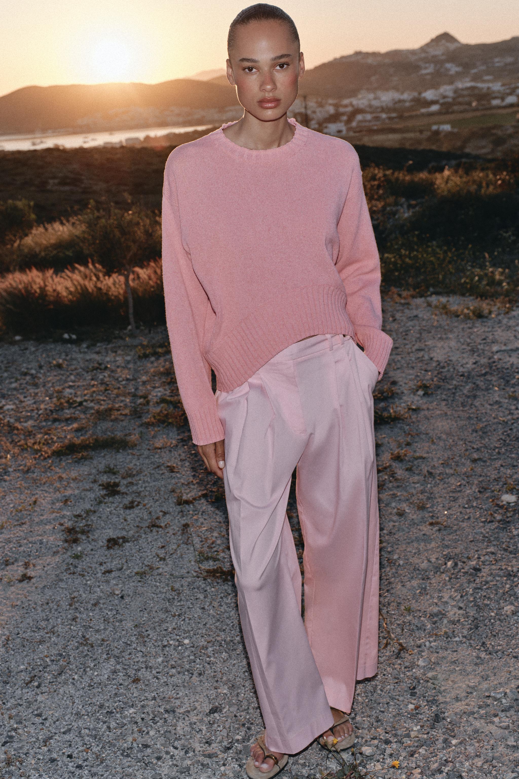 ASYMMETRIC HEM KNIT JUMPER