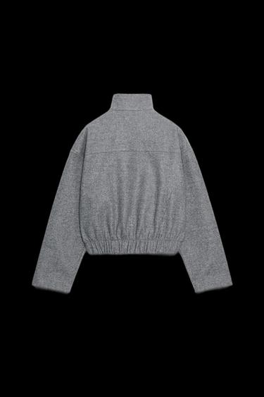 SOFTE BOMBERJACKE - Hellgrau von Zara