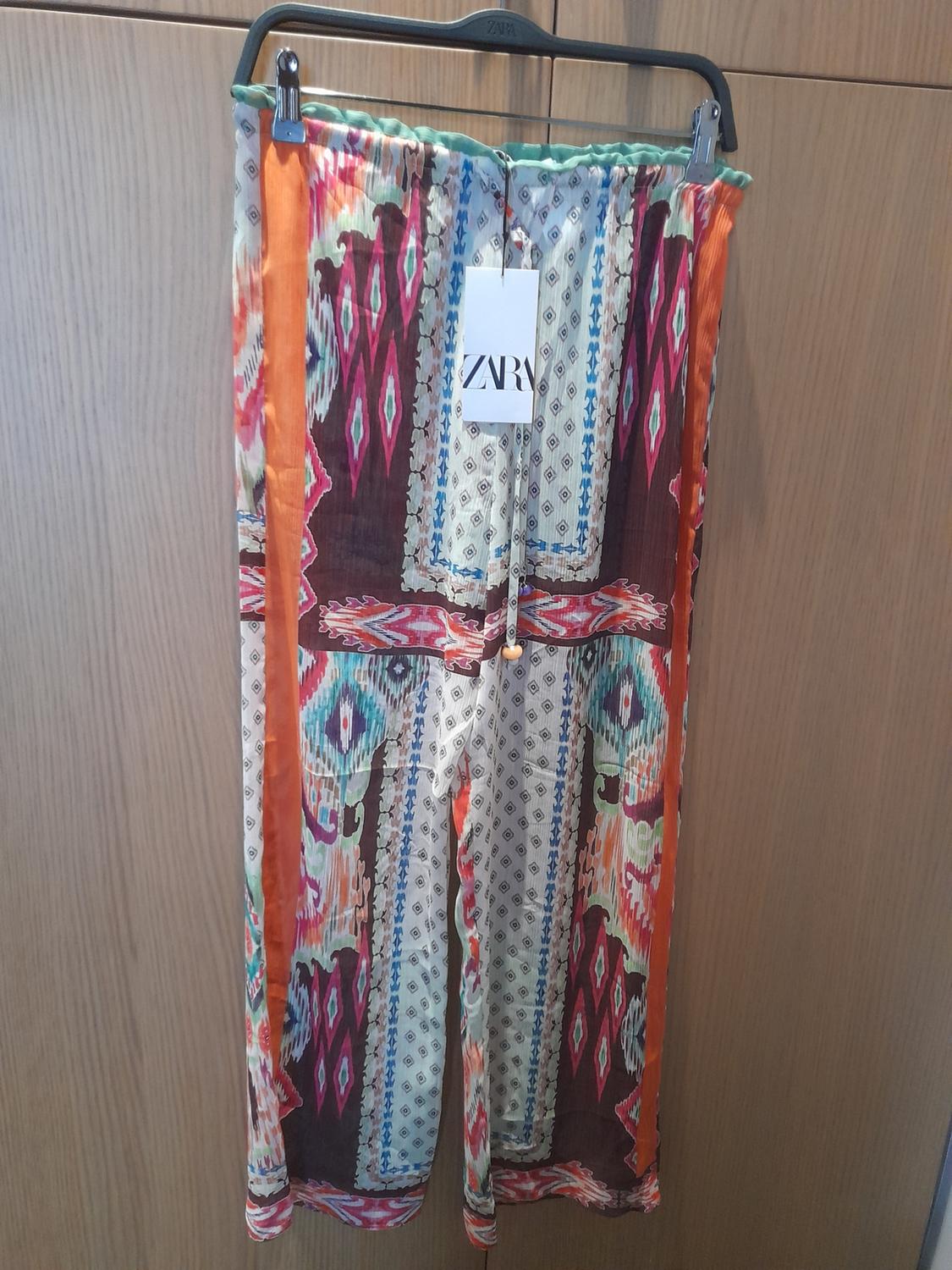 PRINTED FLOWING TROUSERS - Image 3