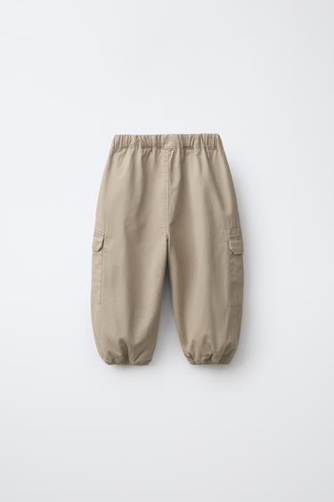 CARGO JOGGER PANTS — Light beige 2