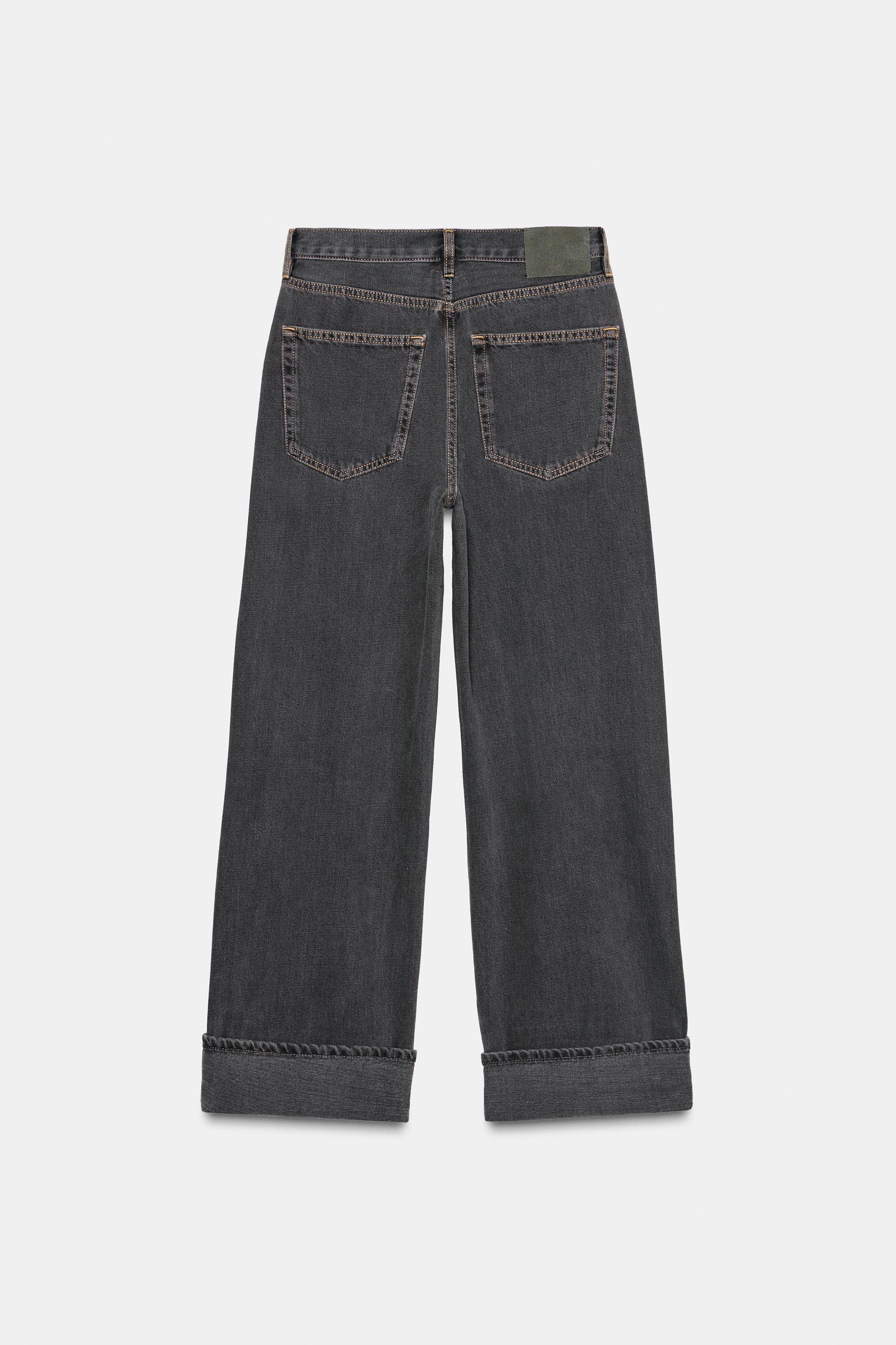 JEANS ZW COLLECTION BAGGY ミッドライズ - ブラック | ZARA Japan / 日本