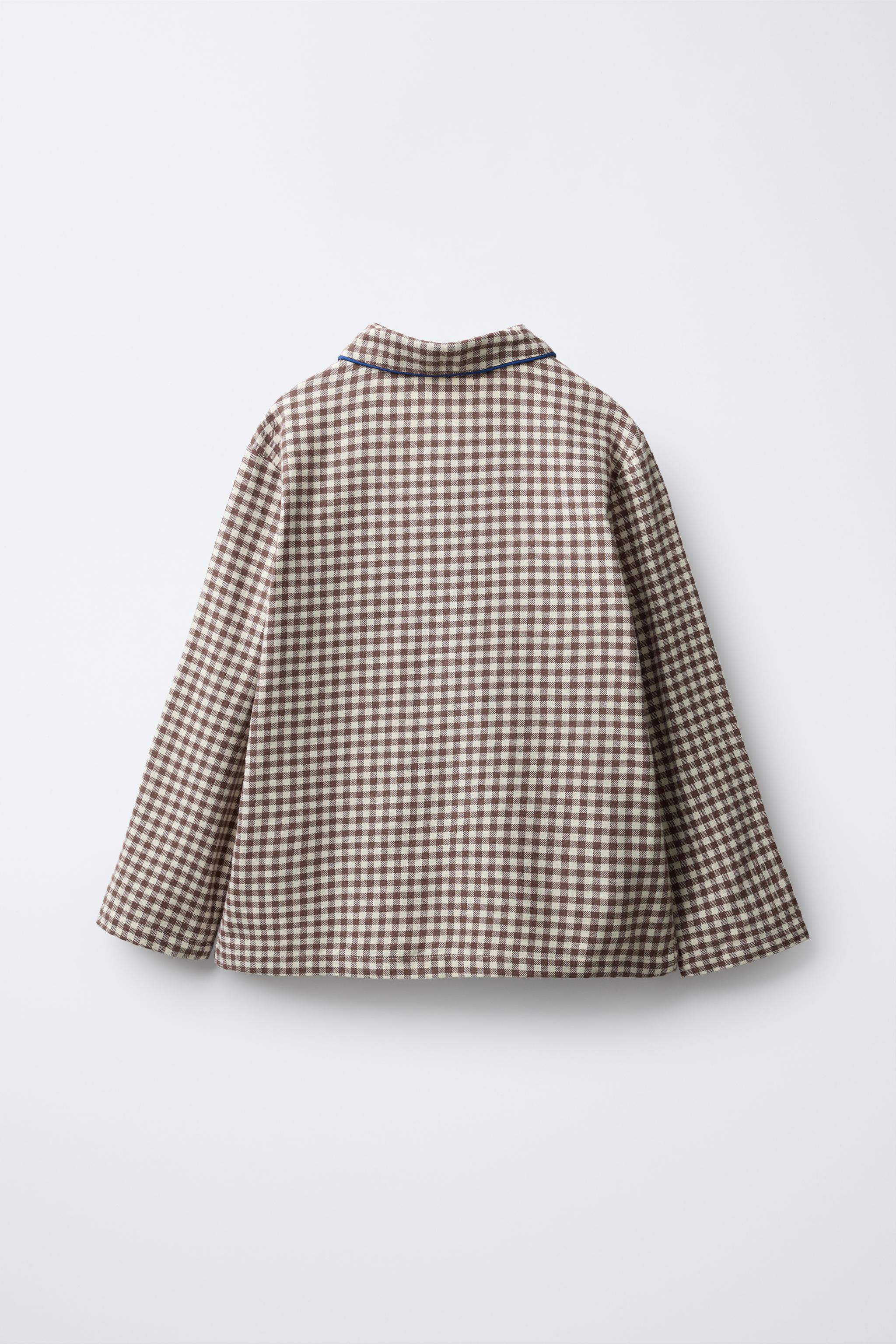 AGES 6-14 / GINGHAM FLANNEL PAJAMAS