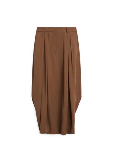 Zara Flowing pleated skort - Champagne