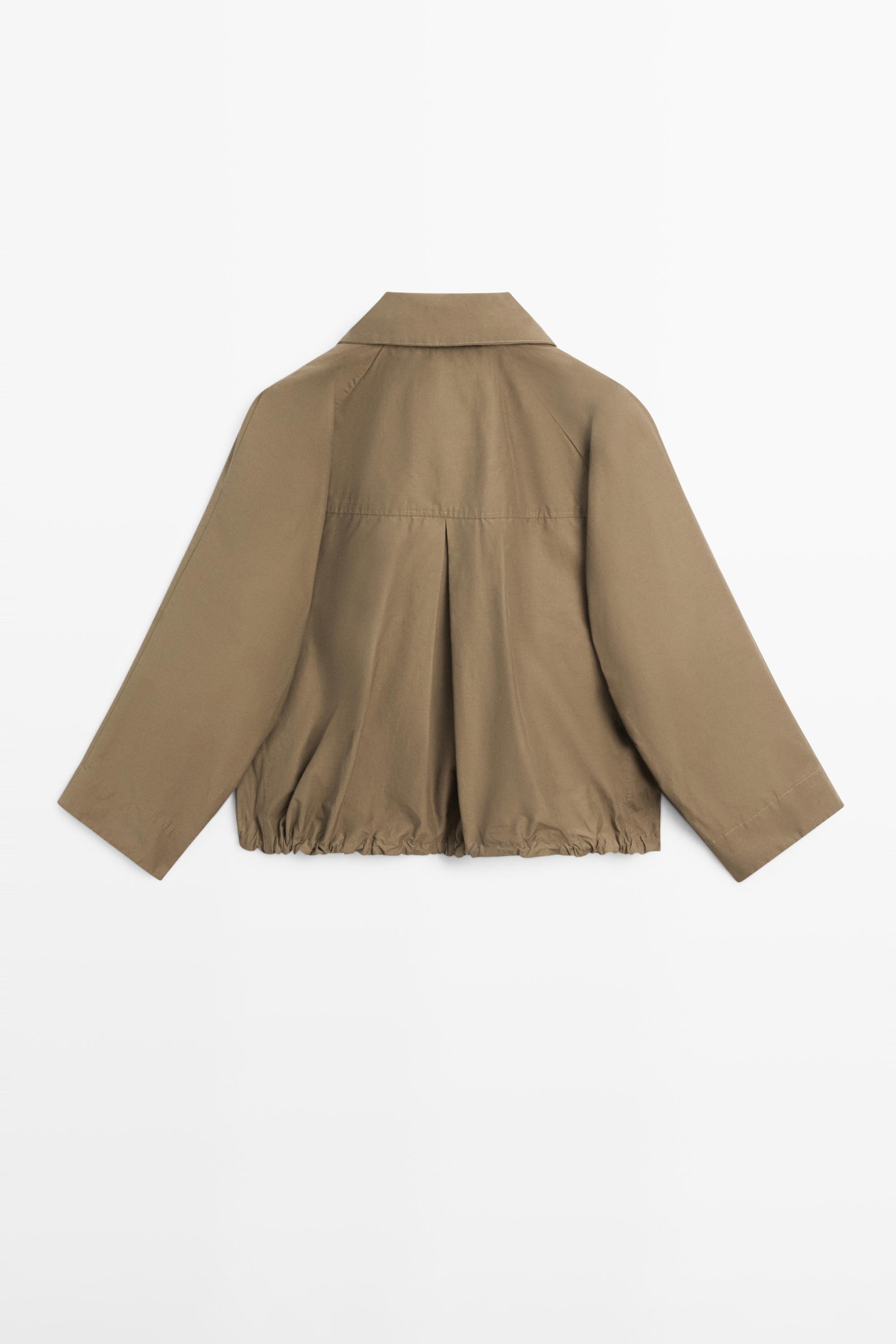 High neck bomber jacket