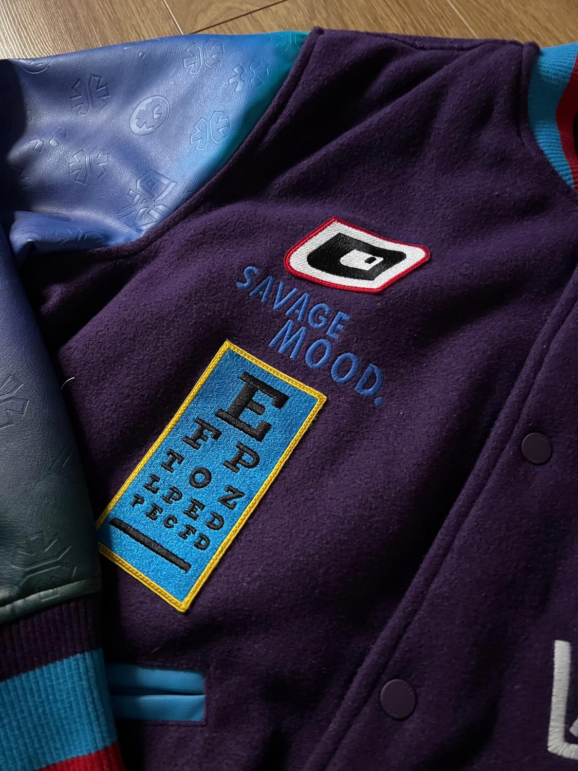 BOMBER JACKET WITH CONTRAST PATCHES - Image 2