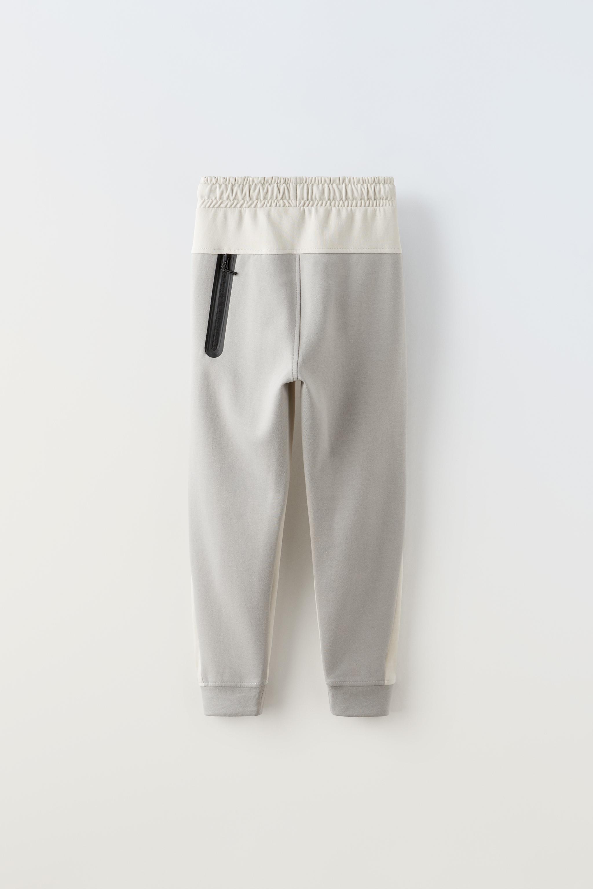 Zara velours online joggingbroek