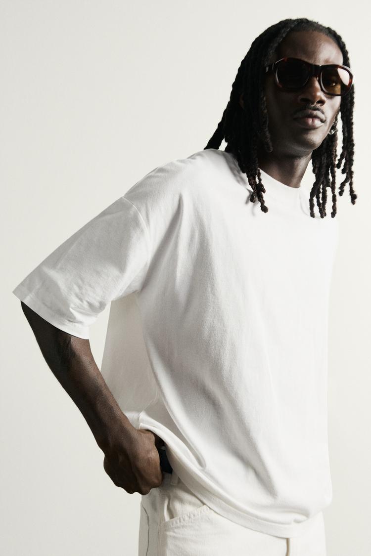 BASIC WASHED RELAXED FIT T-SHIRT