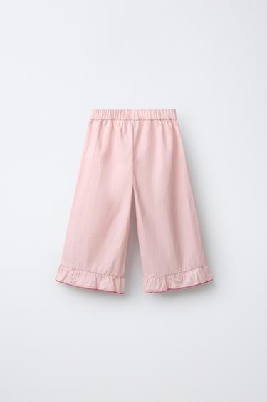 POPLIN CULOTTES - Pink by Zara - Image 1