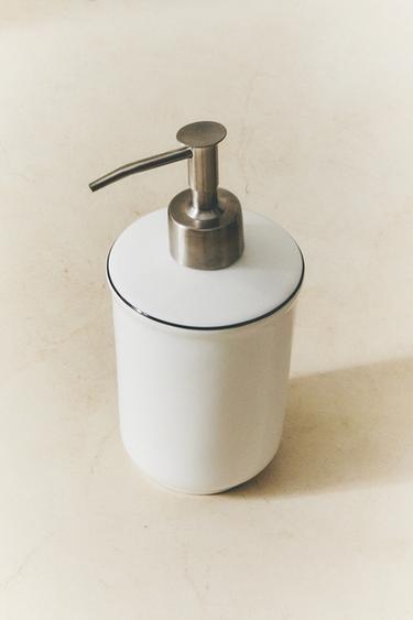 DOSEADOR SABONETE LÍQUIDO BONE CHINA - Branco da Zara