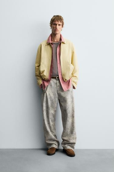 ABSTRACT PRINT RELAXED FIT TROUSERS - Printed by Zara - Image 0