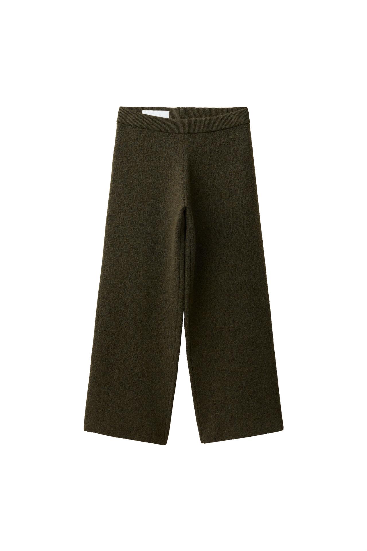 WIDE-LEG KNIT TROUSERS
