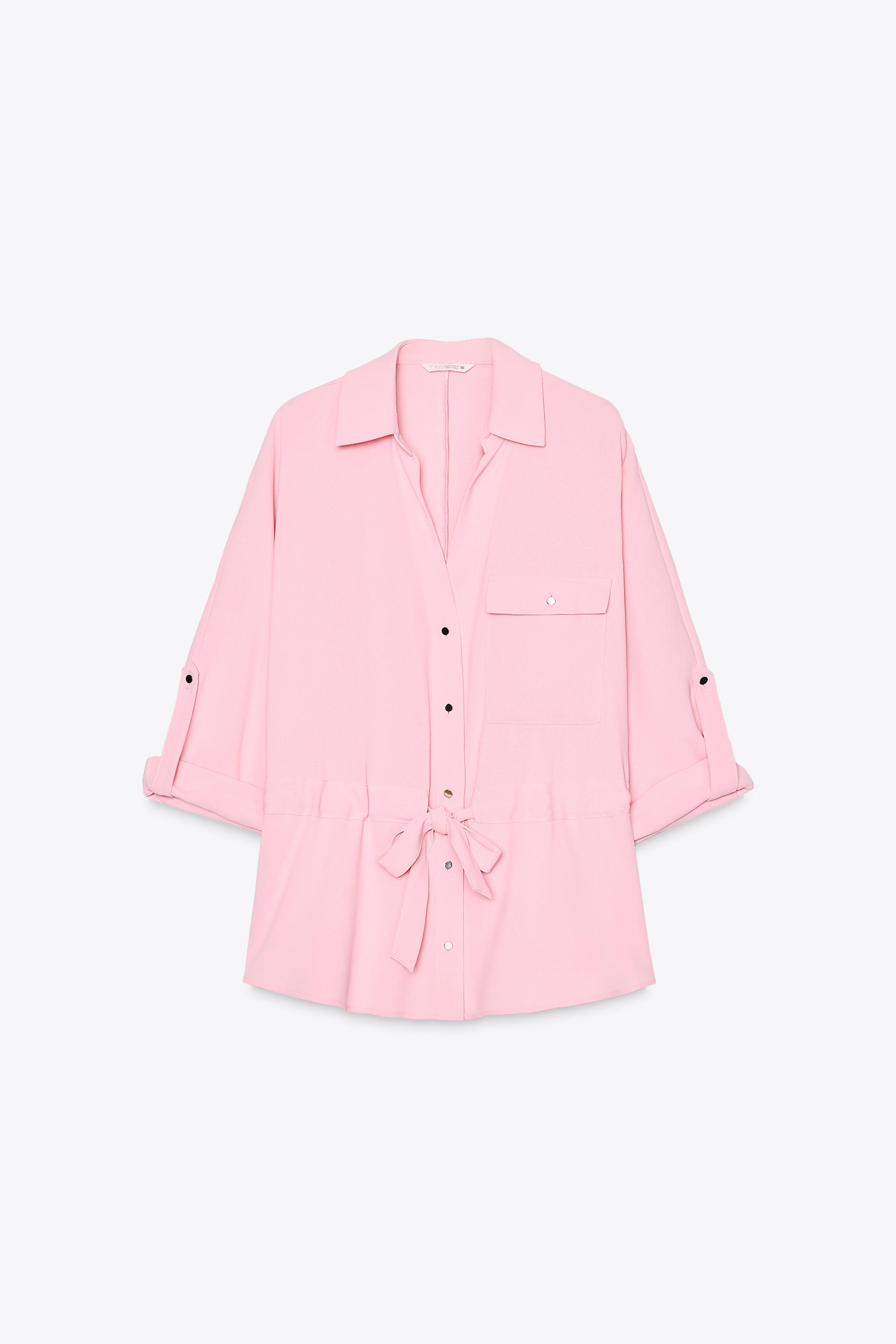 レディースピンクシャツ | ZARA 日本