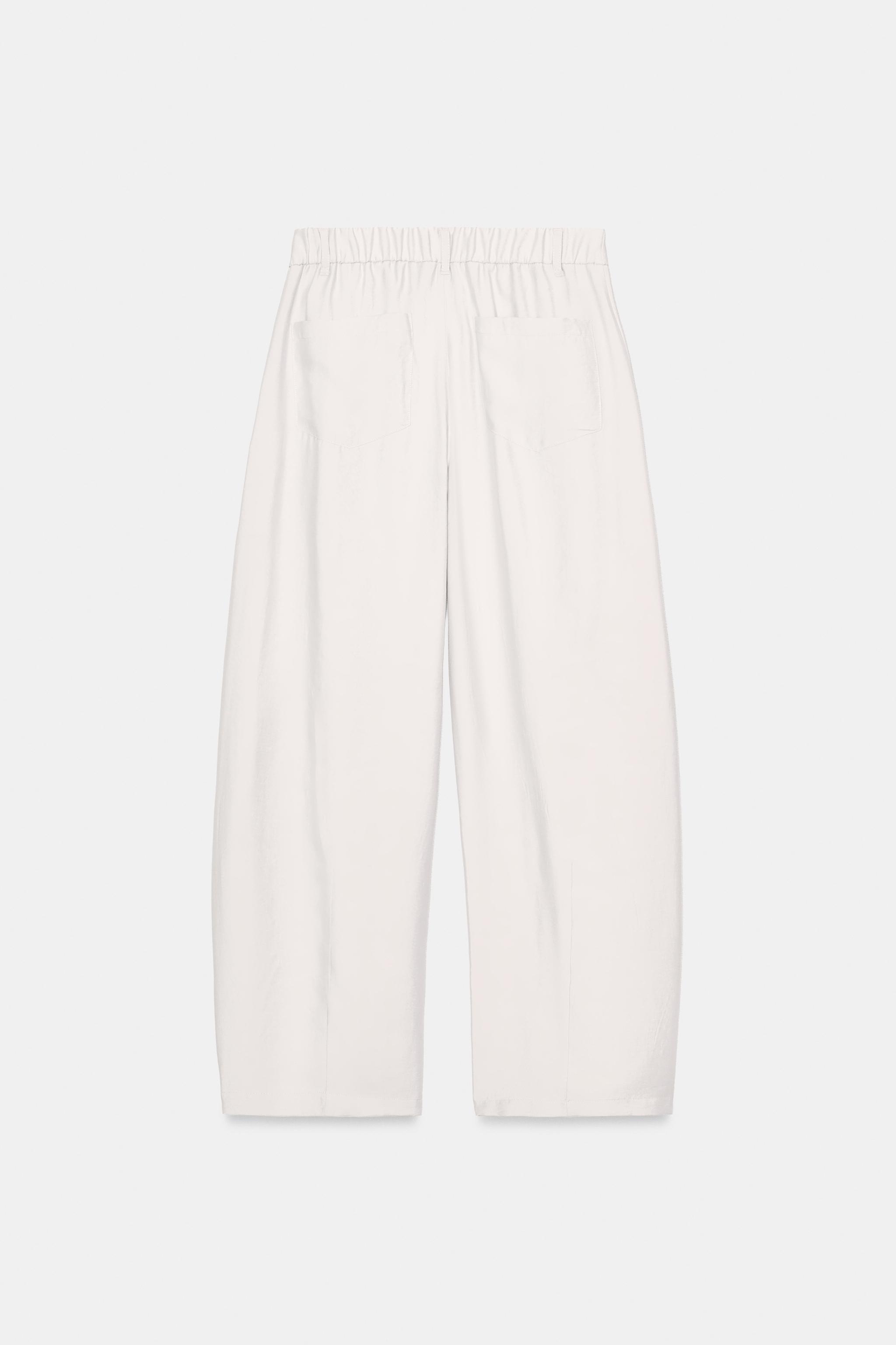 PANTALON FLUIDE À PLIS