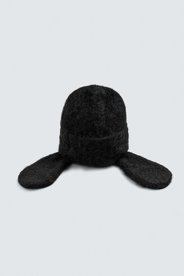 BONNET EN MAILLE OREILLES GOOFY HARRY LAMBERT FOR ZARA X DISNEY - Noir de Zara - Image 2