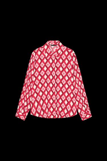 HEMD MIT GEOMETRISCHEM MUSTER - Bunt von Zara - Bild 0