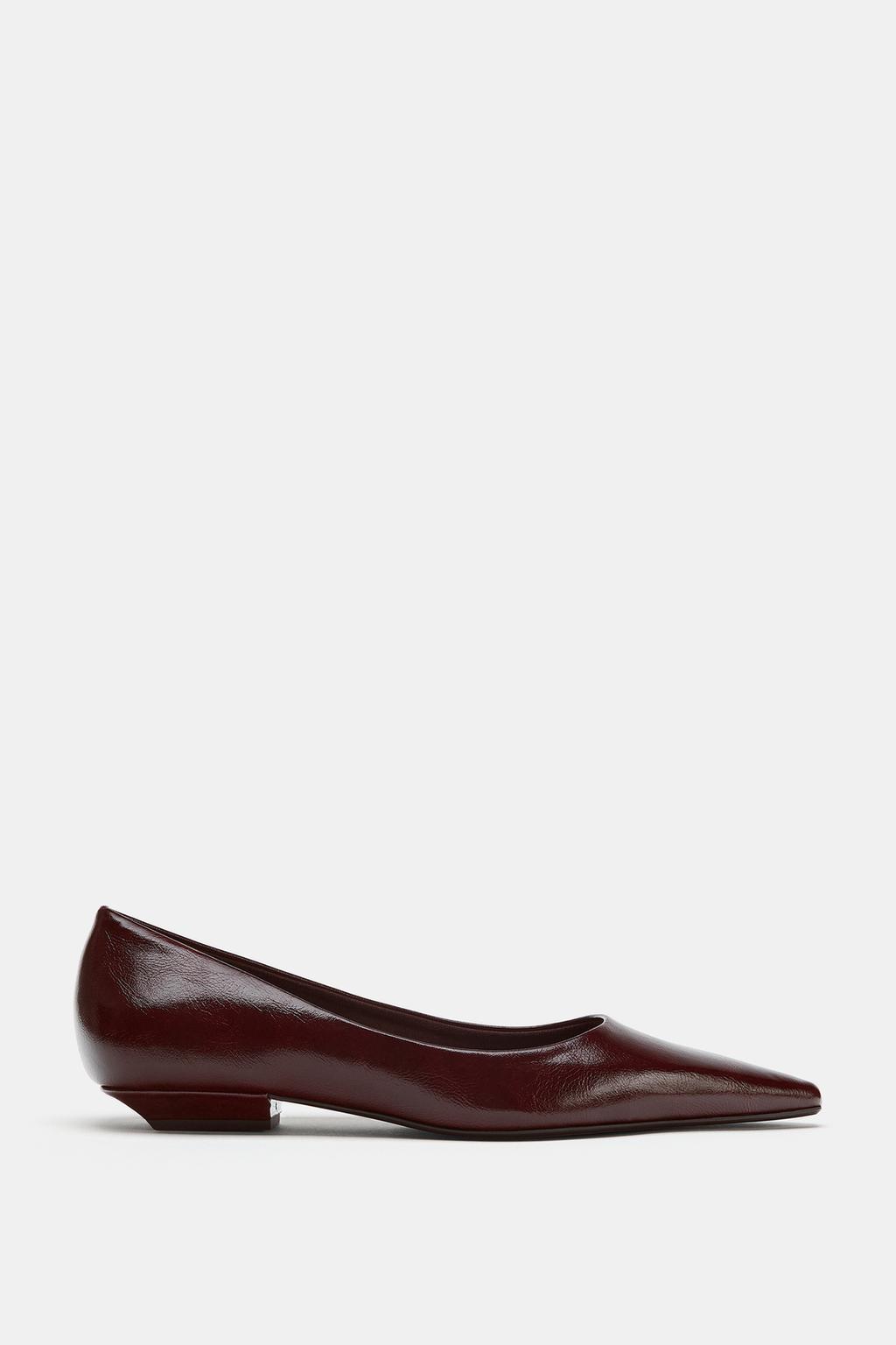 FAUX-PATENT SHOES