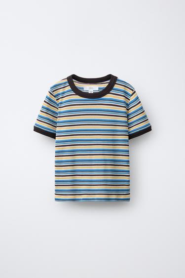 CAMISETA RAYAS - Multicolor de Zara