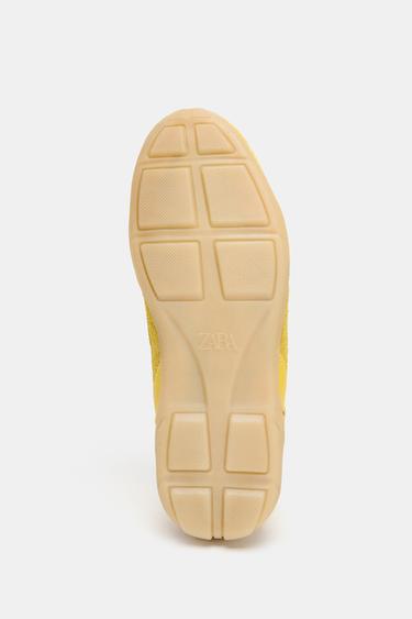 CONTRAST RUNNING TRAINERS - Yellow by Zara - Image 7