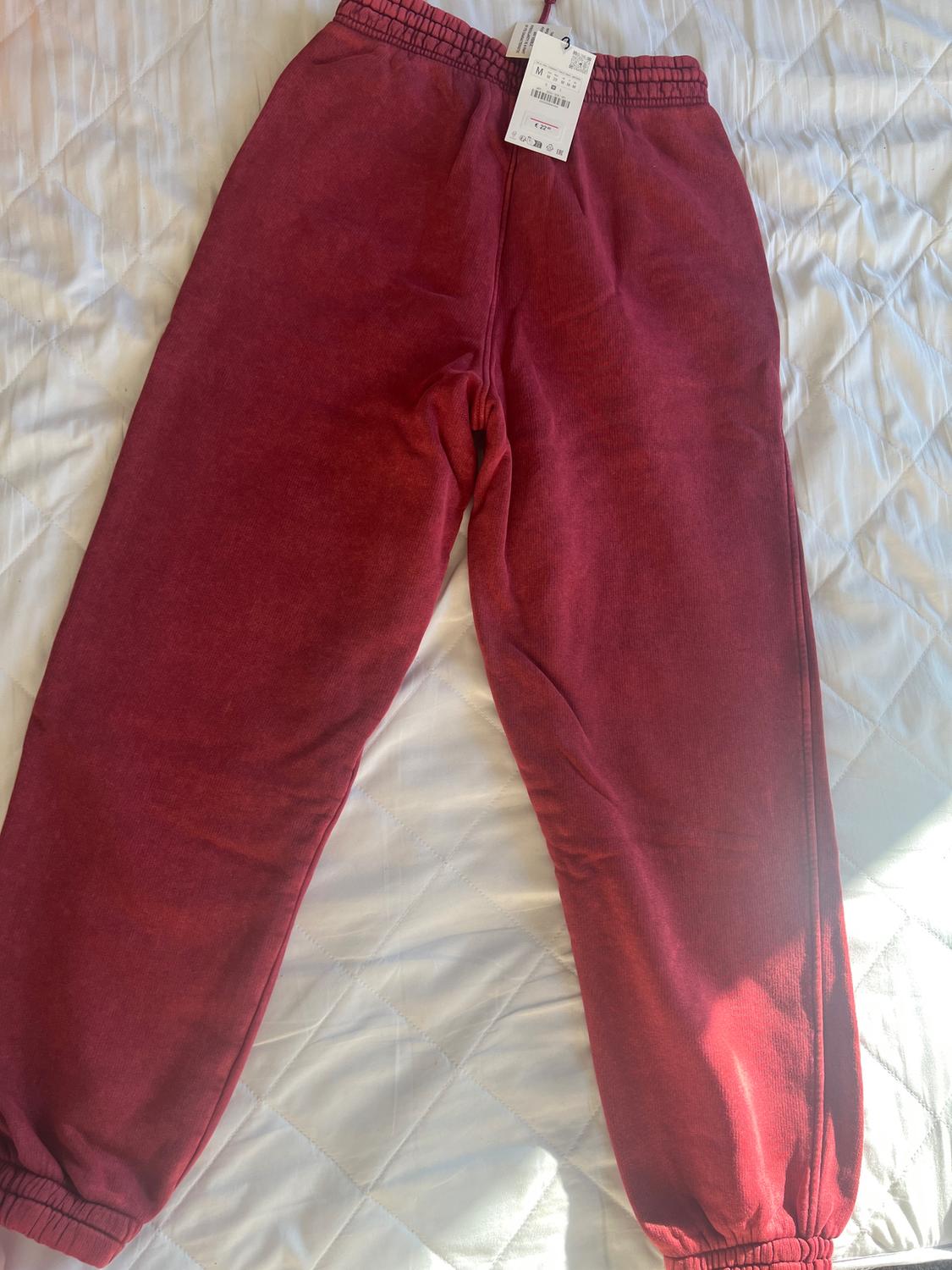 VARSITY WASHED-EFFECT JOGGER TROUSERS - Image 2