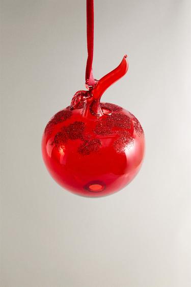 DÉCORATION ARBRE POMME BULLES NOËL - Rouge de Zara - Image 1
