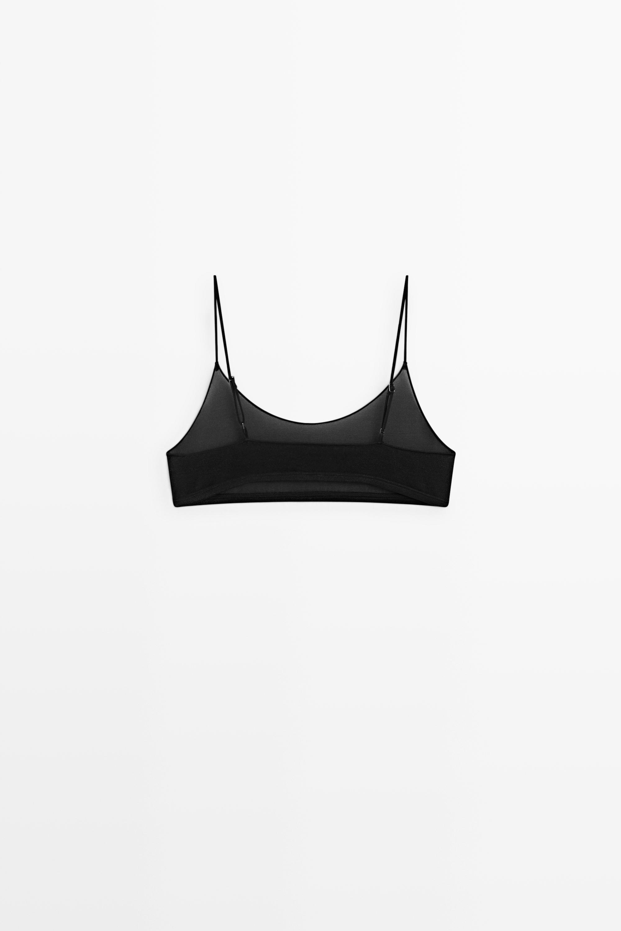 Semi-sheer top with metallic detail