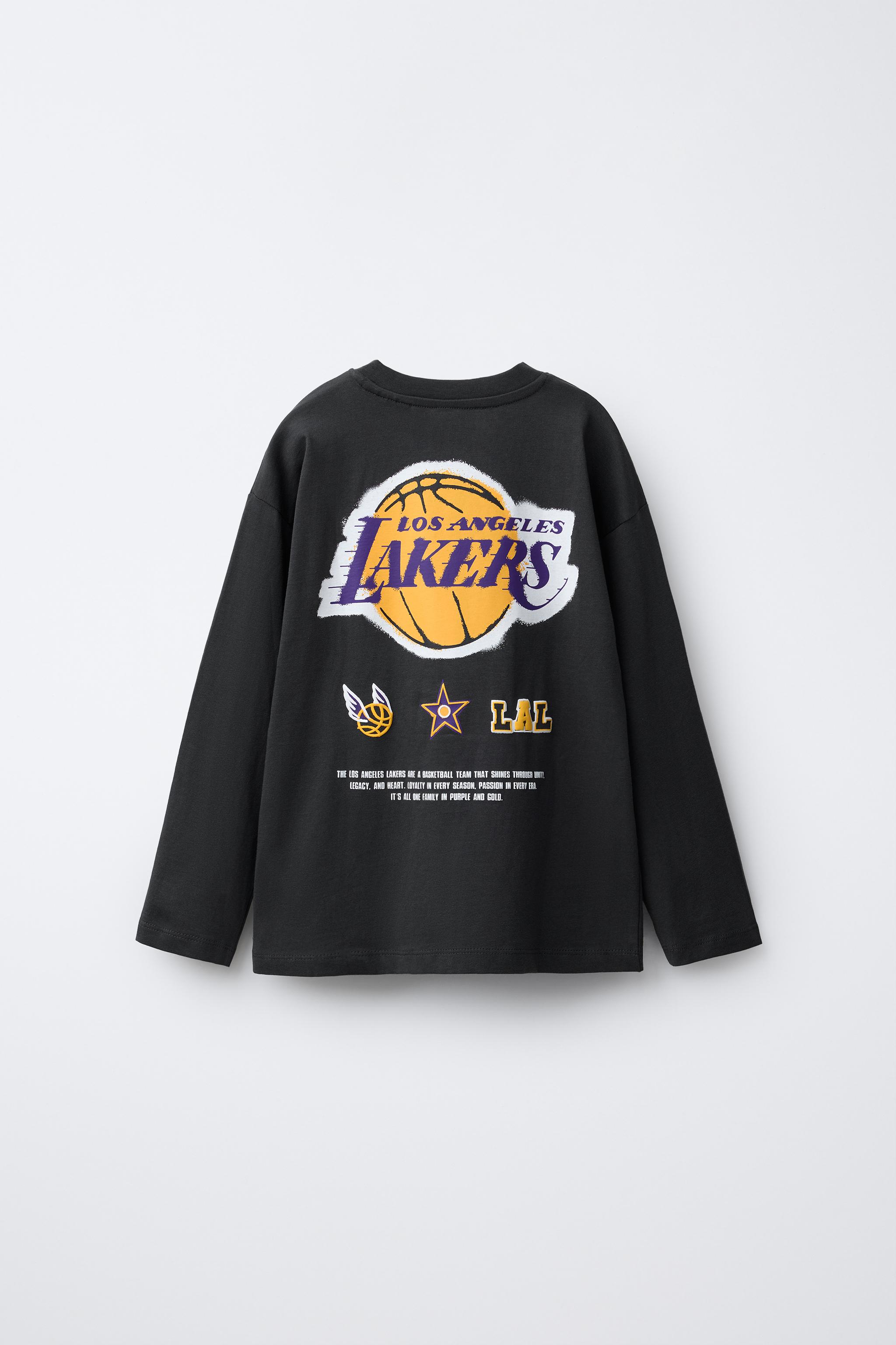 LOS ANGELES LAKERS NBA T-SHIRT - khaki | ZARA United States