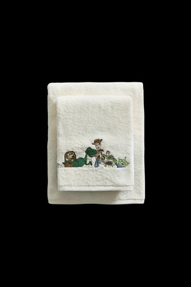 Zara CHILDREN'S COTTON TERRYCLOTH TOWEL TOY STORY ©DISNEY/PIXAR - Oyster-white - Image 0