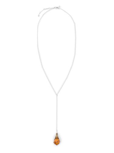 Collier goutte de verre - Orange de Zara