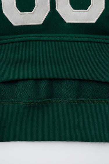 SPORTY HOODIE - Green by Zara - Image 3