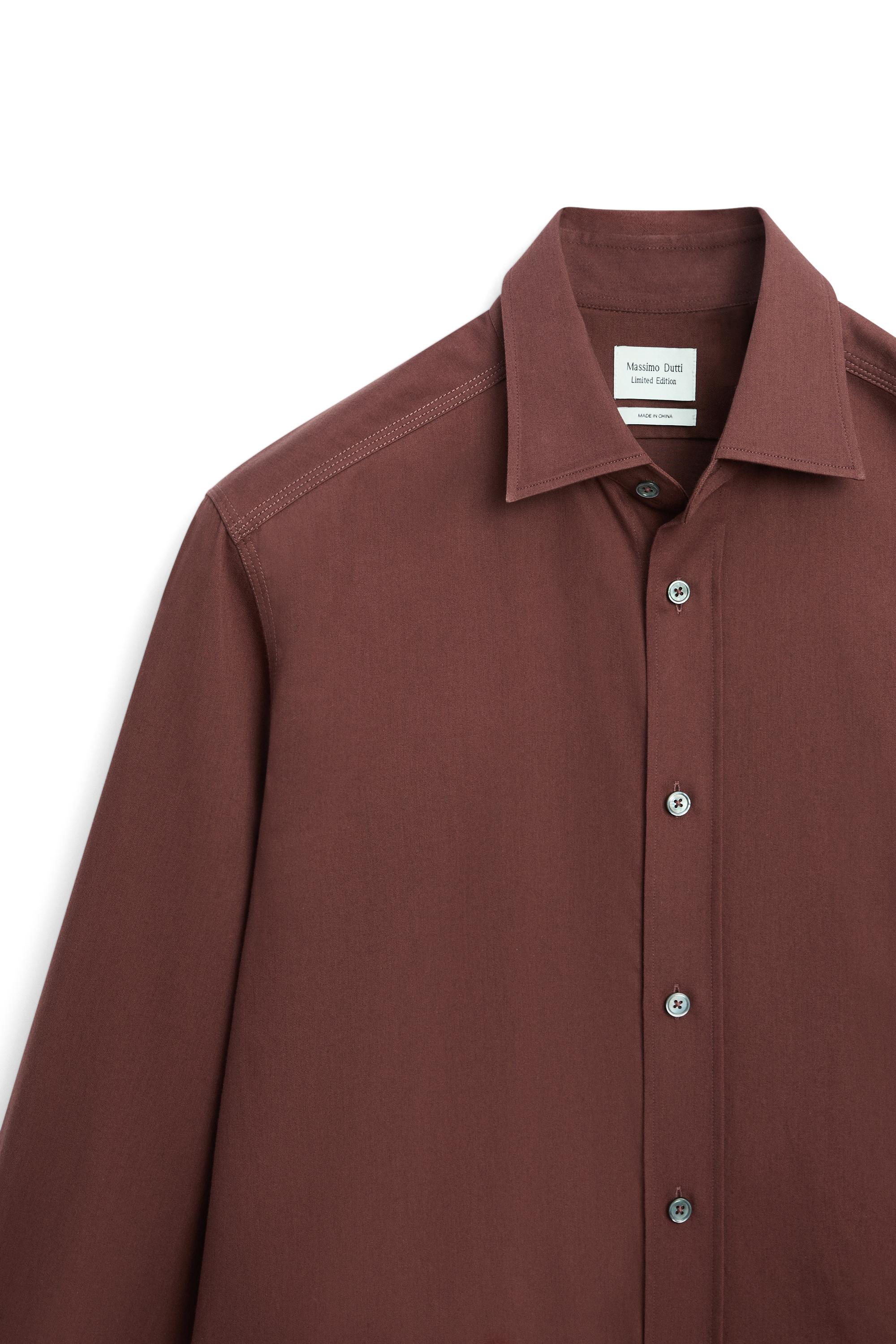 Regular fit cotton blend shirt - LIMITED EDITION
