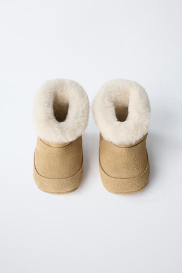 LINED BOOTS - Brown by Zara - Image 5