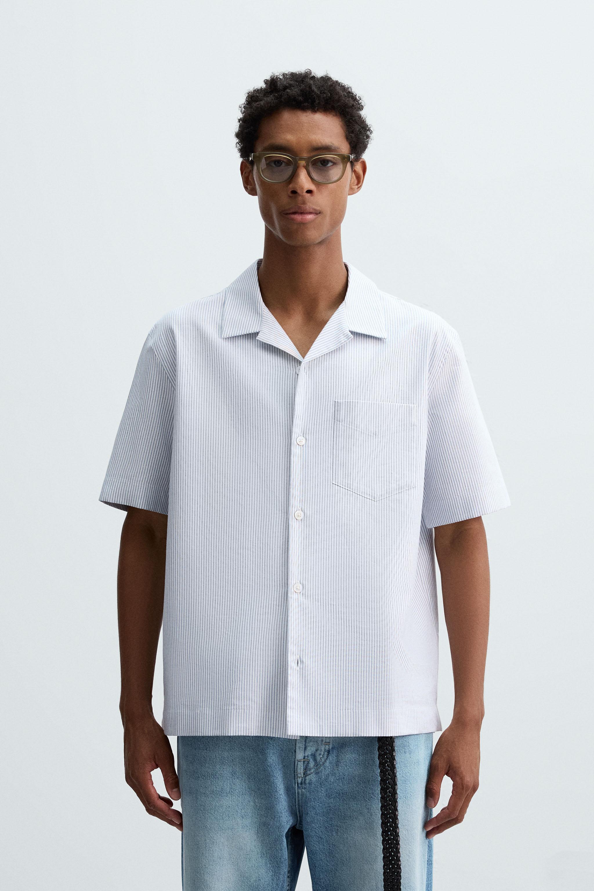 CHEMISE OXFORD RAYÉE