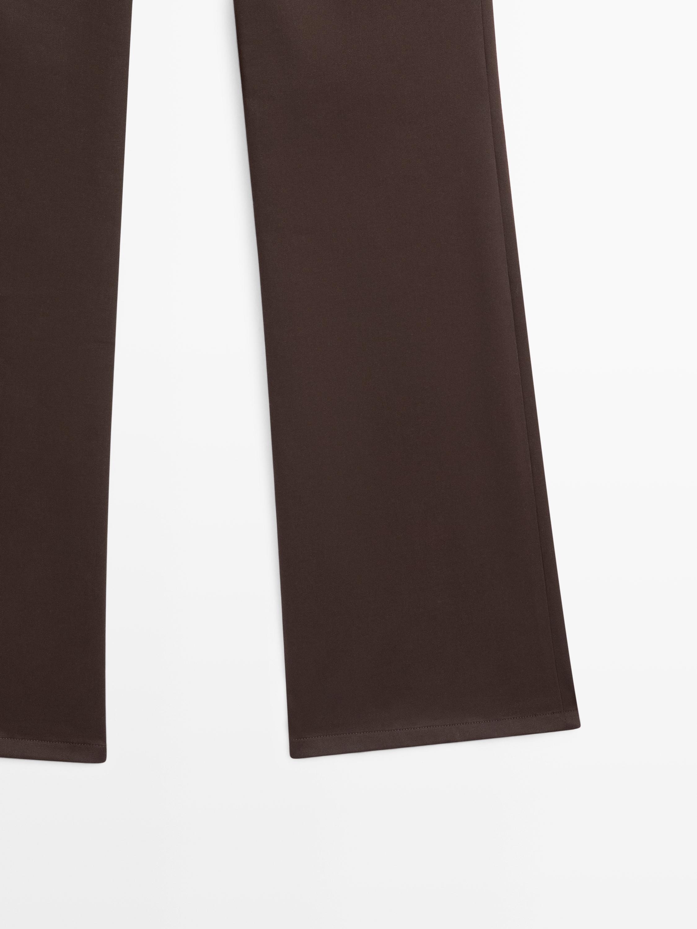Boot-cut trousers