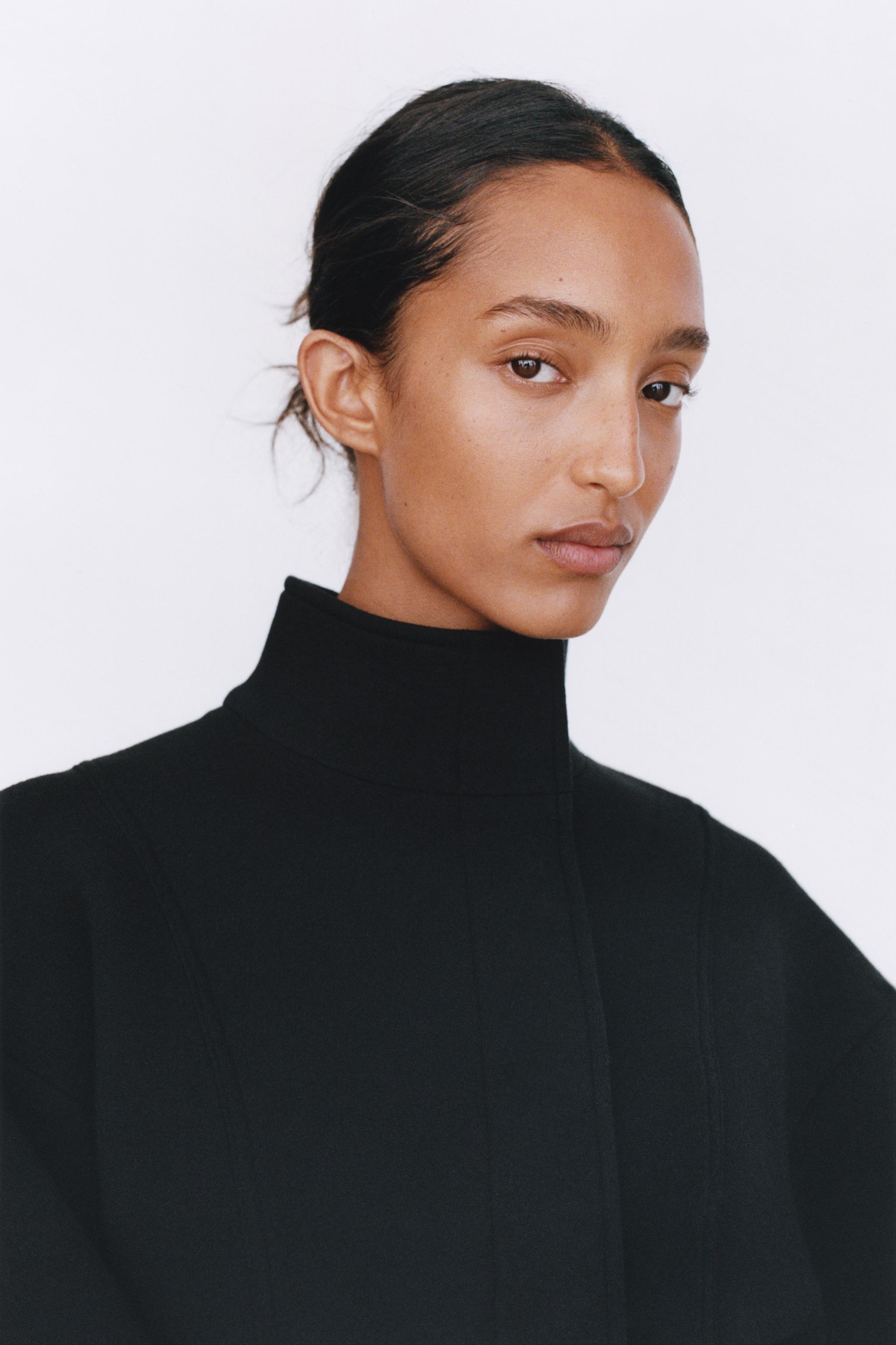 Женские куртки Zara STAND-UP COLLAR JACKET — фото 2