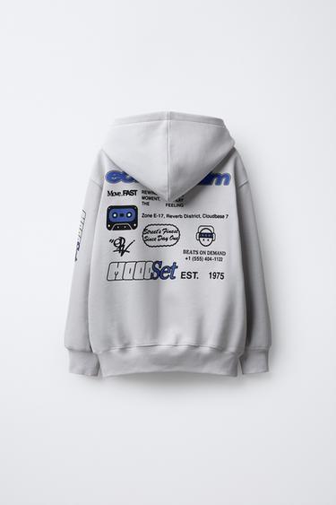 SWEAT À CAPUCHE IMPRIMÉ - Iceberg de Zara - Image 1