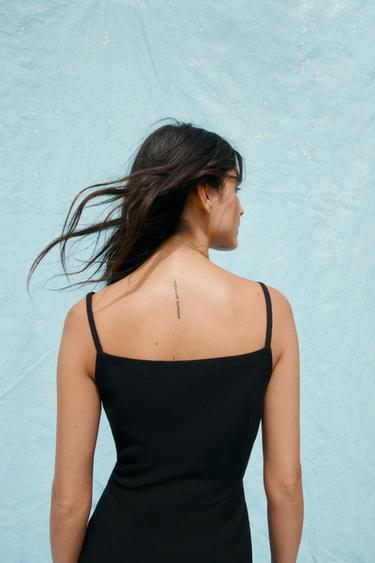 TOP GILET BOUTONS - Noir de Zara - Image 4