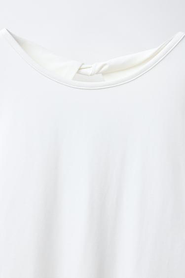POLYAMIDE CUT-OUT BODYSUIT - White by Zara - Image 2
