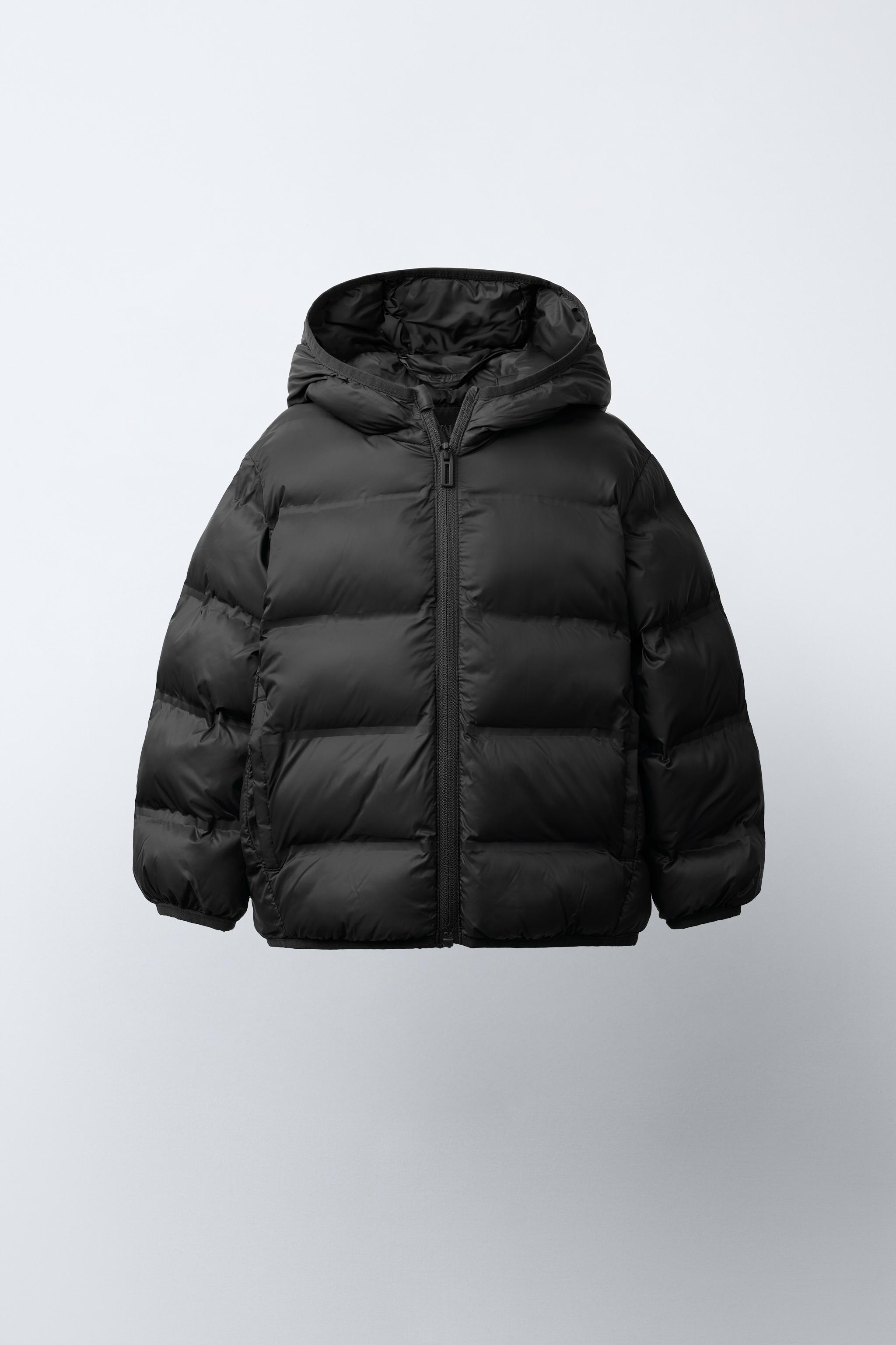 ZARA フードパフジャケット　ダウン ZARA】WATER AND WIND PROTECTION フードパフジャケット (ZARA
