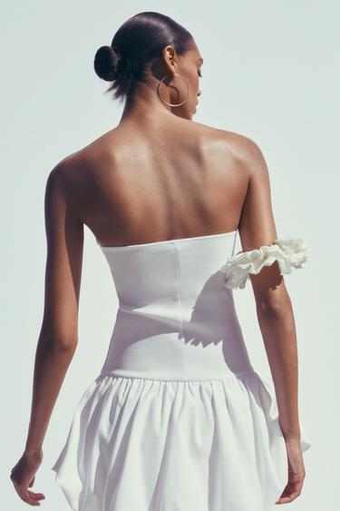 ROBE JUPE BALLON - Blanc de Zara - Image 5