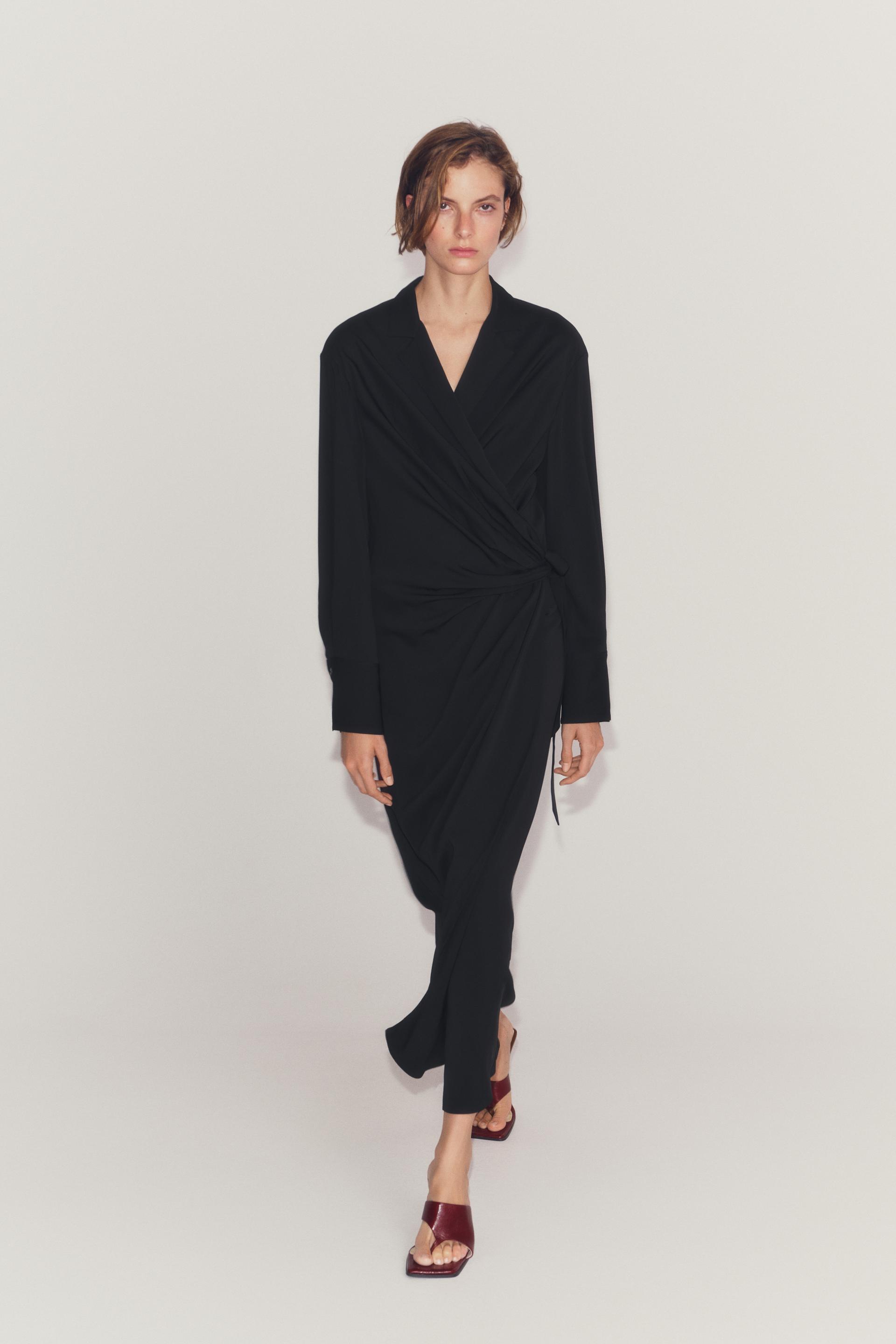 ZW COLLECTION SATIN KNOT DRESS thumbnail 7