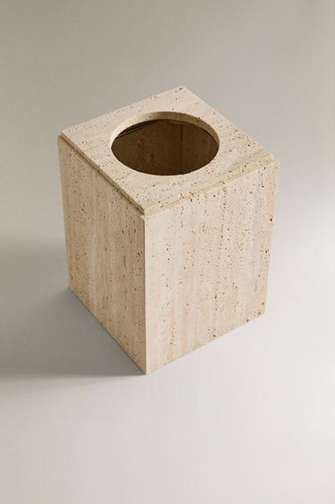 POUBELLE DE SALLE DE BAIN EN MARBRE BEIGE - Beige de Zara - Image 1