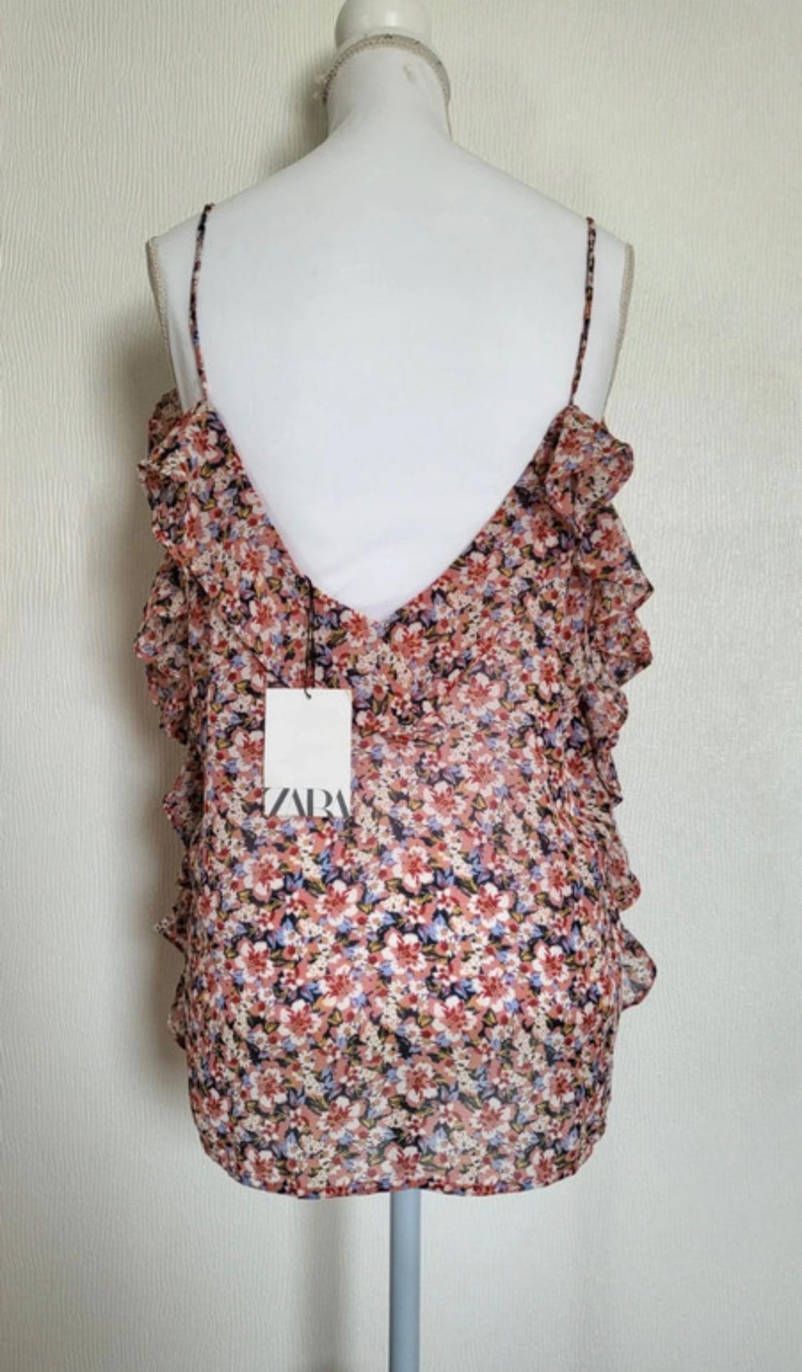 CAMISOLE TOP WITH FLORAL PRINT - Image 2