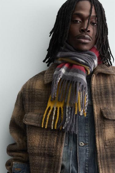 Zara KRATKA KARIRANA NATKOŠULJA S PATENTNIM ZATVARAČEM – Smeđa