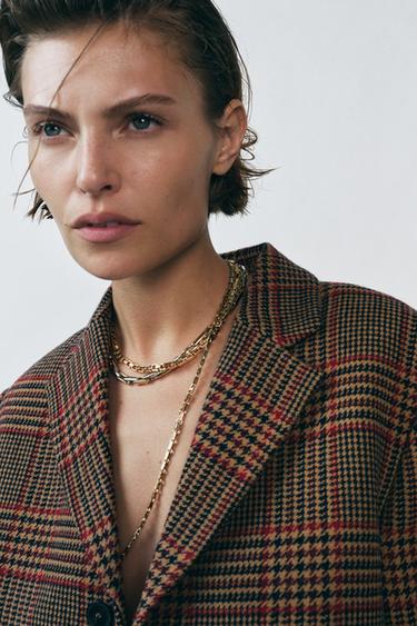 COLLIER À PIÈCES MÉTALLIQUES COMBINÉES - Or / Argent de Zara - Image 1