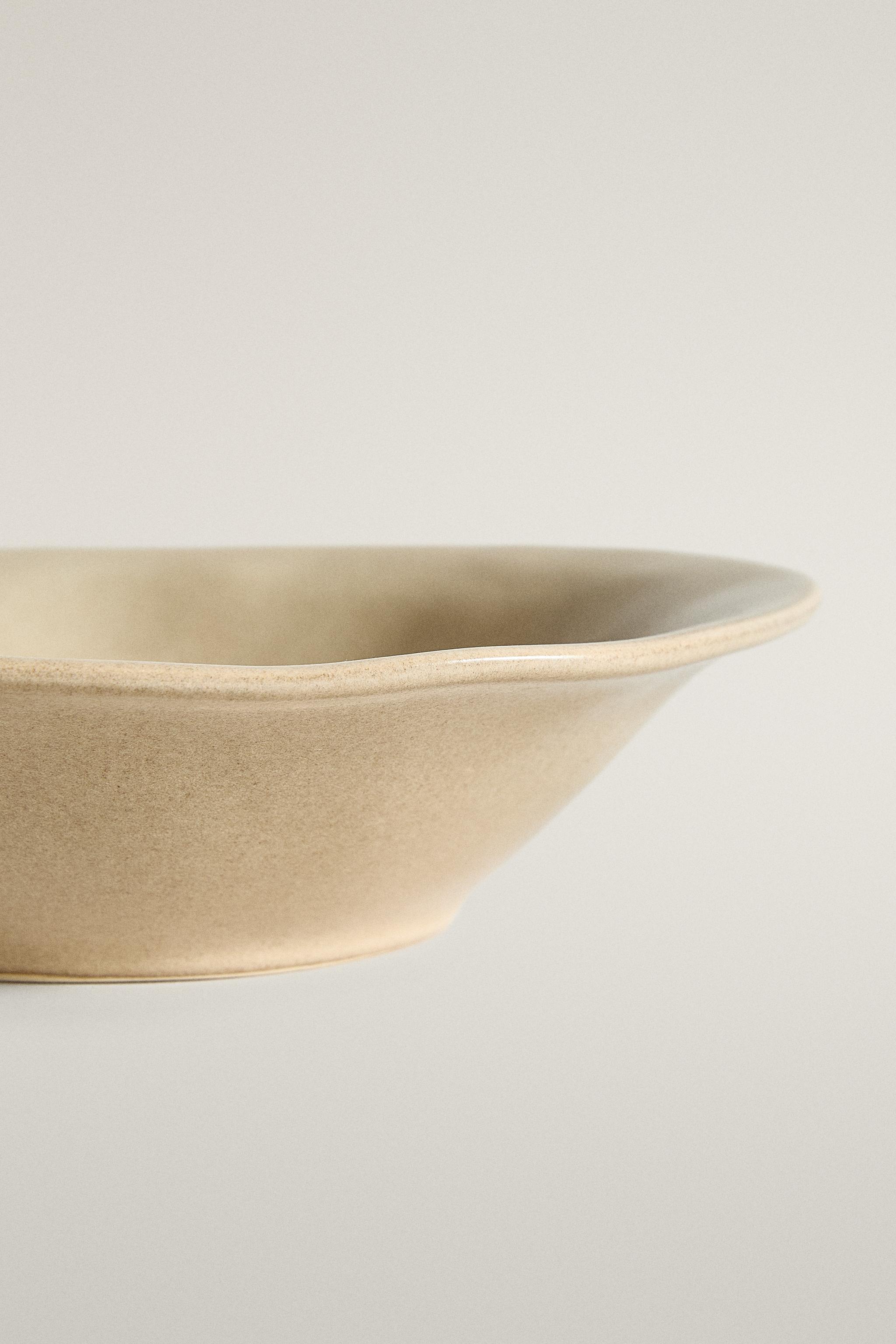 IRREGULAR STONEWARE BOWL