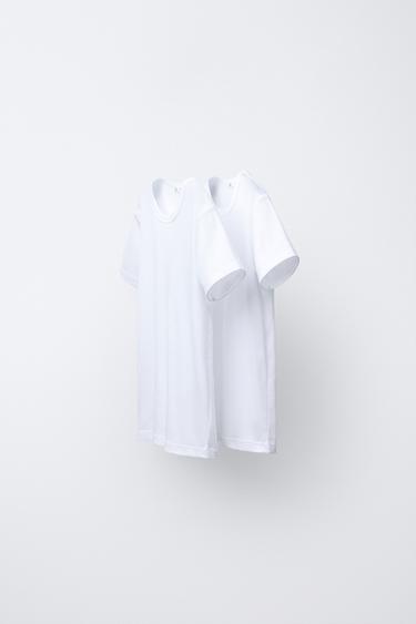 TWO-PACK OF SHORT SLEEVE T-SHIRTS — White 1